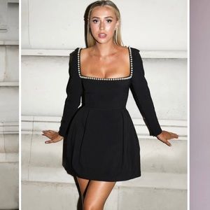 The Ultimate Muse Pearl Dress | Black
